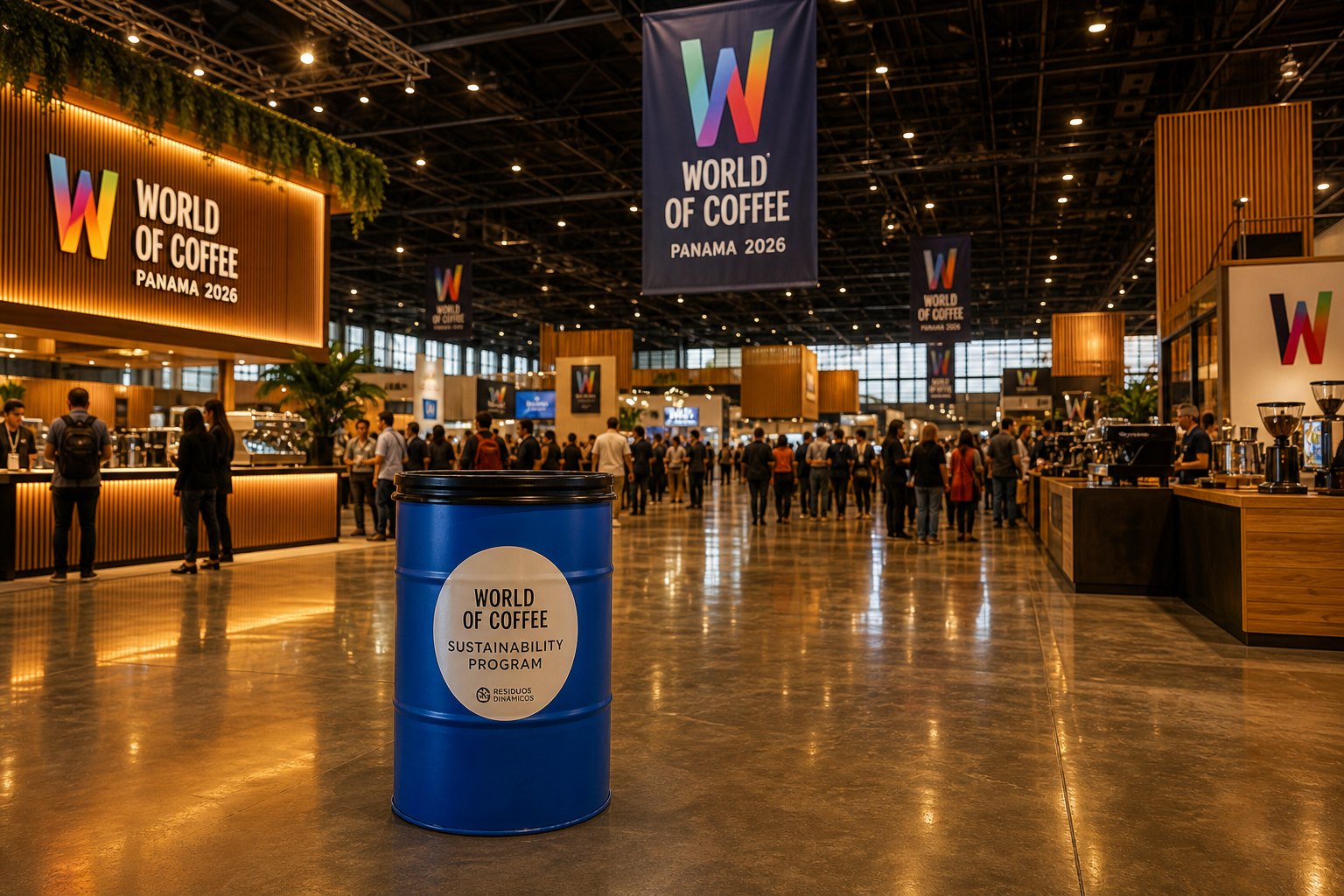 Tanque Residuos Dinámicos en el venue World of Coffee